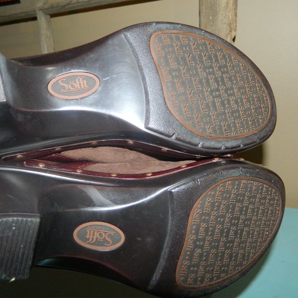 Sofft Tooled Clog Mule Shoe Size 7M - Picture 6 of 8